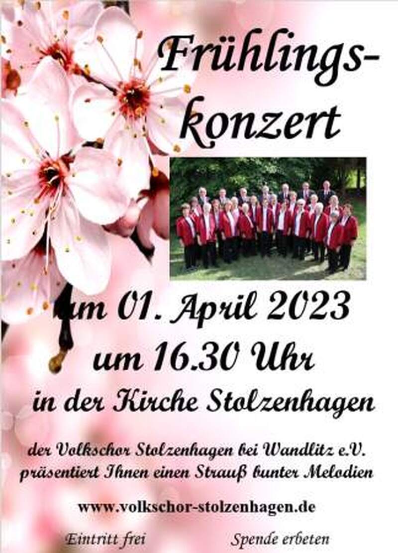 Frühlingskonzert in Stolzenhagen, Bernau