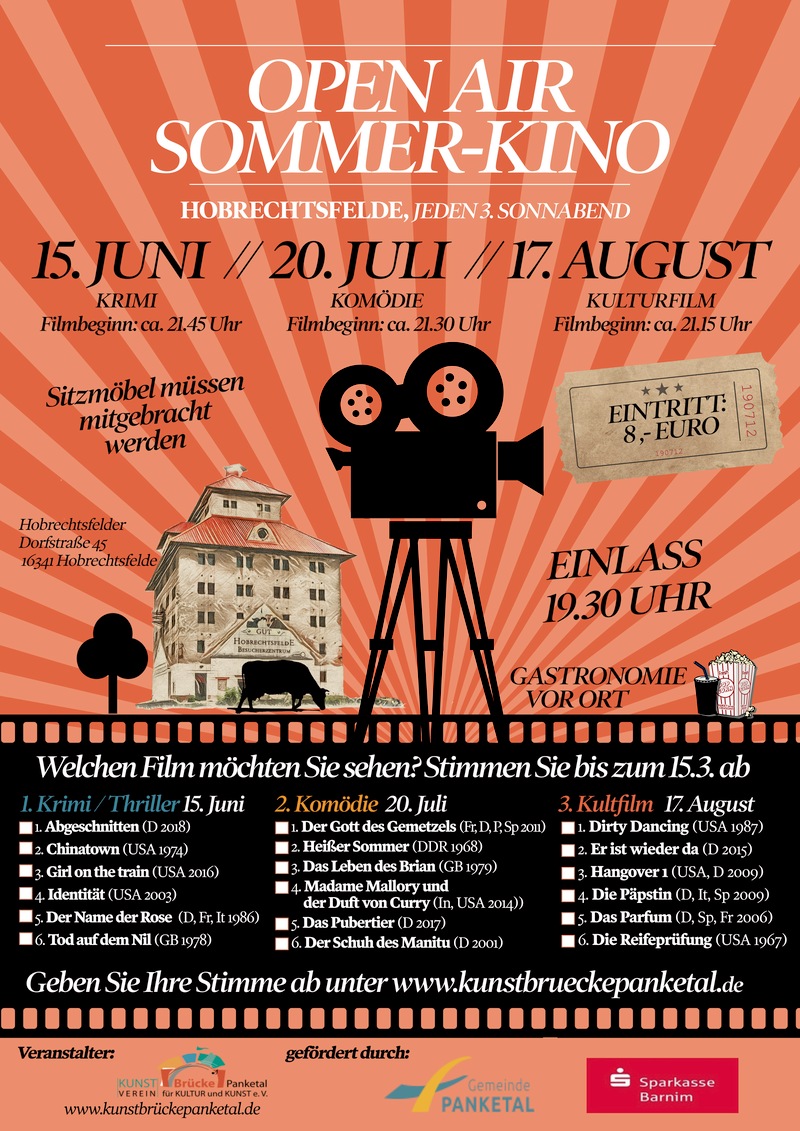 Filmvergnügen unter Sternenhimmel: Das Sommerkino kehrt zurück, Bernau