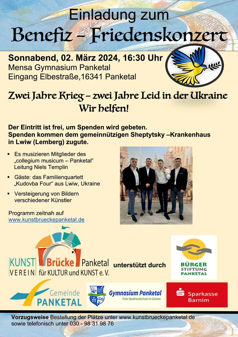 Benefizkonzert für die Ukraine, Bernau