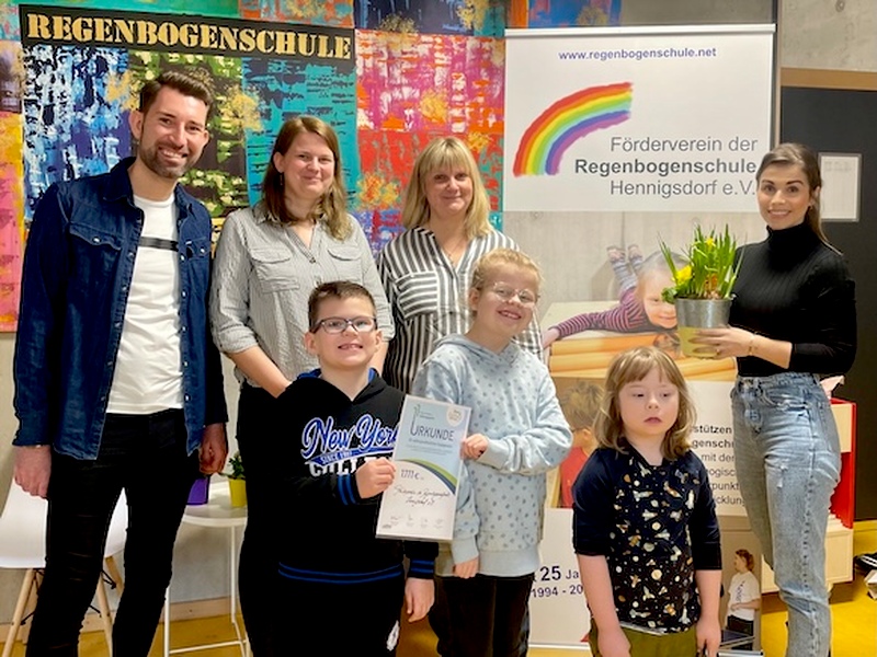 11. Town & Country Stiftungspreis: 1.111 Euro für die „Regenbogenschule Hennigsdorf“, Bernau