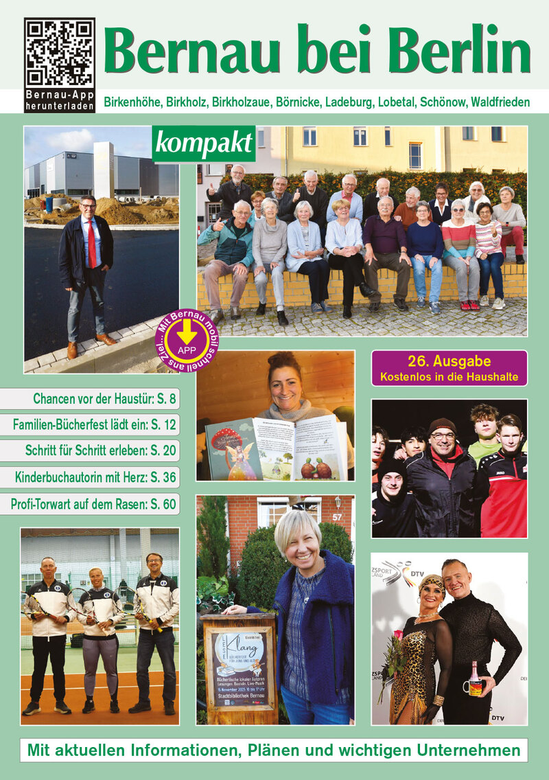 Broschüre 2025/26 erschienen, Bernau Broschüre 2025/26 erschienen, Bernau